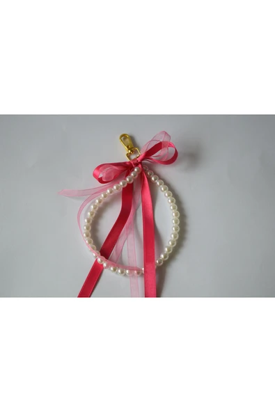 ömrüm style Çanta Charm İnci Pembe ürün görseli 1