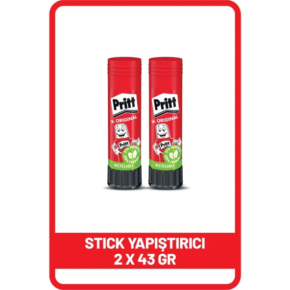 Pritt Stick Yapıştırıcı 43 gr - 2 Adet ürün görseli 1