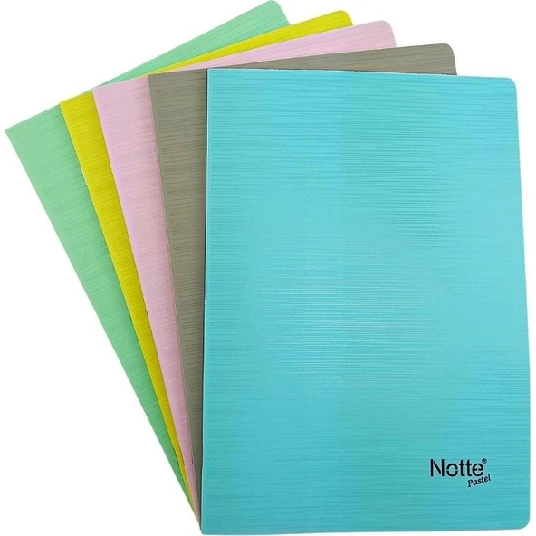 Notte Defter A4 Pastel Pp 80 Yp.çizgili  10-337 ürün görseli 1