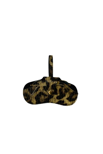ömrüm style Asılabilir Gözlük Kılıfı Charm Leopar ürün görseli 1