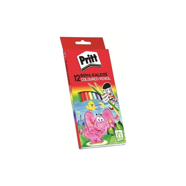 Pritt 12'li Karton Kutu Kuru Boya Kalemi ürün görseli 1