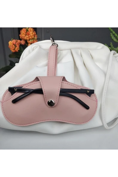 ömrüm style Asılabilir Gözlük Kılıfı Charm Pembe ürün görseli 1