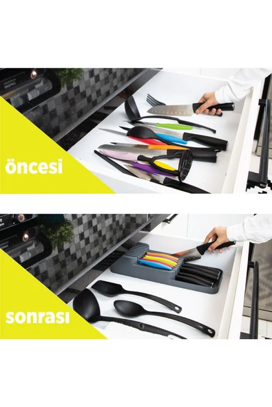 ARMESE 2 Sıralı Pratik Bıçaklık - Çekmece İçi Düzenleyici Bıçaklık Organizer ürün görseli 1