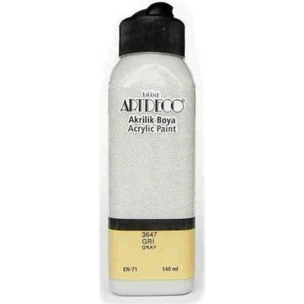 Artdeco Akrilik Boya Artdeco  Gri 140ML.(3647) ürün görseli 1