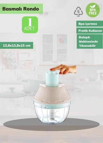 Basmalı Rondo Pratik Bas-Kes Rondo BPA Free ürün görseli 1