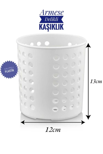 ARMESE Tezgah Üstü Kaşıklık Servis Standı Dik Kaşıklık Düzenleyici 13x12 ürün görseli 1