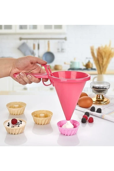 ARMESE Çok Amaçlı Hamur Dağıtıcı Huni Ve Ölçü Kabı 500 Ml. Kp-103 ürün görseli 1