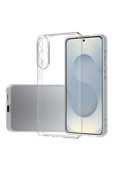 Zipax Samsung Galaxy S25 Edge Kılıf Şeffaf Silikon Kapak Azn-Lüx ürün görseli 1