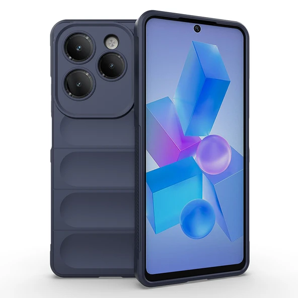 Zipax İnfinix Hot 40 Kılıf Kasisli Silikon ETNİK Azn-Optimum ürün görseli 1