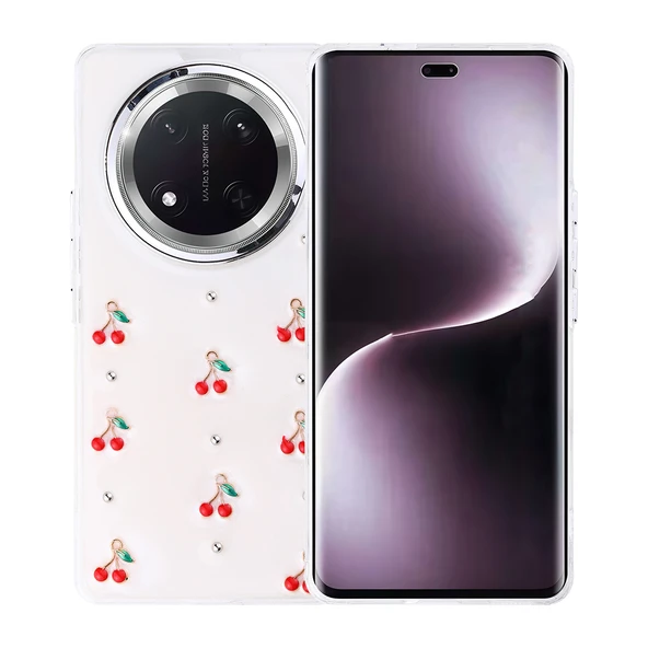 Zipax Honor Magic 7 Lite Kılıf Airbag Tasarımlı Simli Zr-Kutup ürün görseli 1