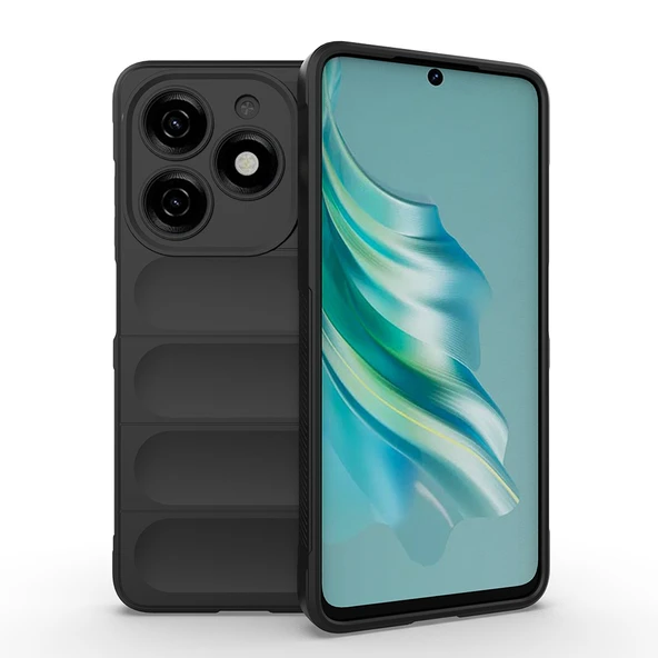 Zipax Tecno Spark 20 Kılıf Kasisli Silikon ETNİK Azn-Optimum ürün görseli 1