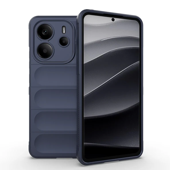 Zipax Xiaomi Redmi Note 14 4G Kılıf Kasisli Silikon ETNİK Azn-Optimum ürün görseli 1