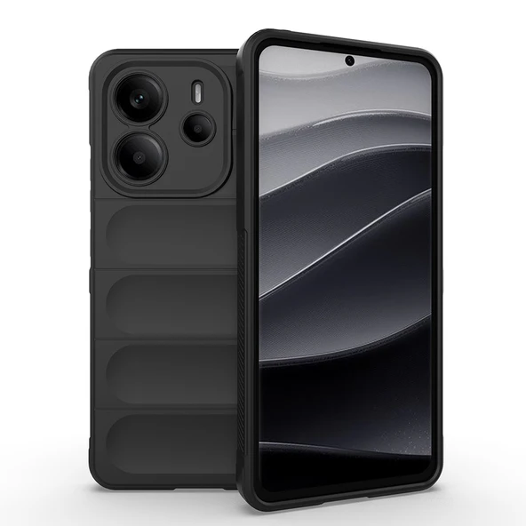 Zipax Xiaomi Redmi Note 14 4G Kılıf Kasisli Silikon ETNİK Azn-Optimum ürün görseli 1