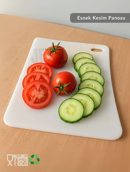 Esnek Kesim Panosu Doğruma Tahtası Salata Meyve Kesme Tahtası ürün görseli 1