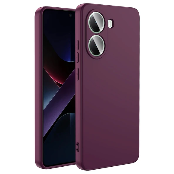 Zipax Xiaomi Poco X7 Pro Kılıf Lansman İçi Kadife Azn-Mara ürün görseli 1