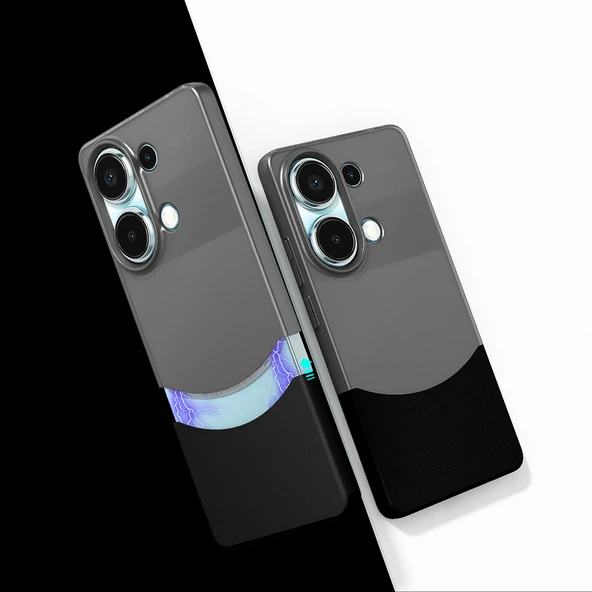 Zipax Xiaomi Redmi Note 13 Pro 4G Kılıf Mıknatıslı Arka Kapak Zr-Duble ürün görseli 1