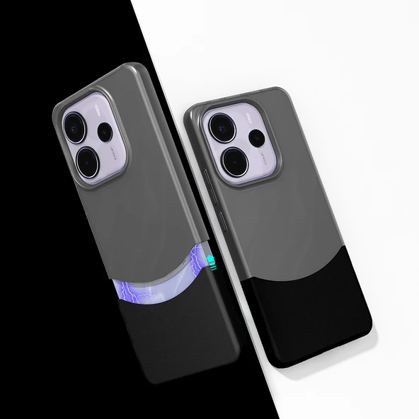 Zipax Xiaomi Redmi Note 14 5G Kılıf Mıknatıslı Arka Kapak Zr-Duble ürün görseli 1