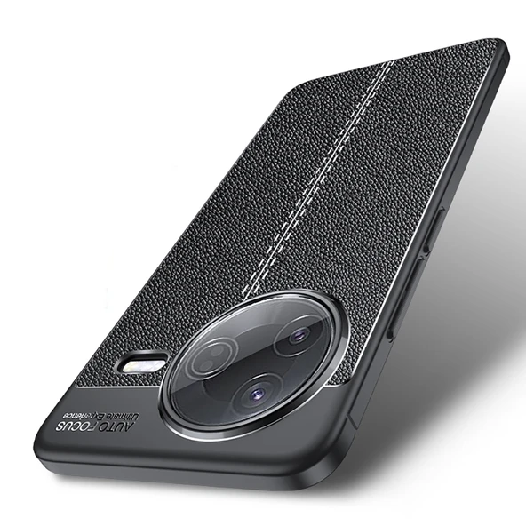 Zipax Xiaomi Poco F7 Pro Kılıf Deri Görünümlü Silikon Zr-Niss ürün görseli 1