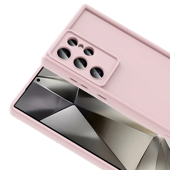 Zipax Samsung Galaxy S25 Ultra Kılıf Silikon Kapak Zr-Ananas ürün görseli 1