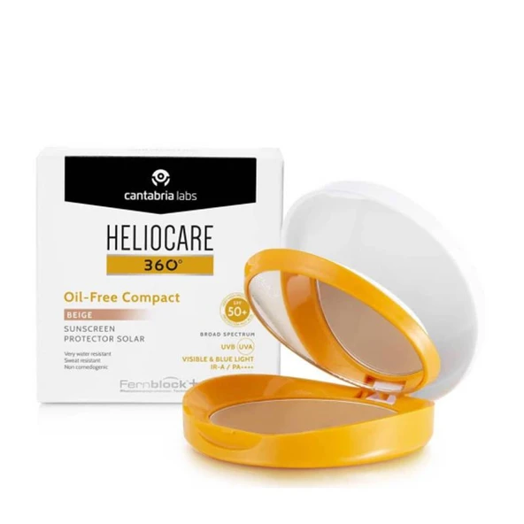 Heliocare 360º Spf 50 Oil-Free Compact Color Beige ürün görseli 1