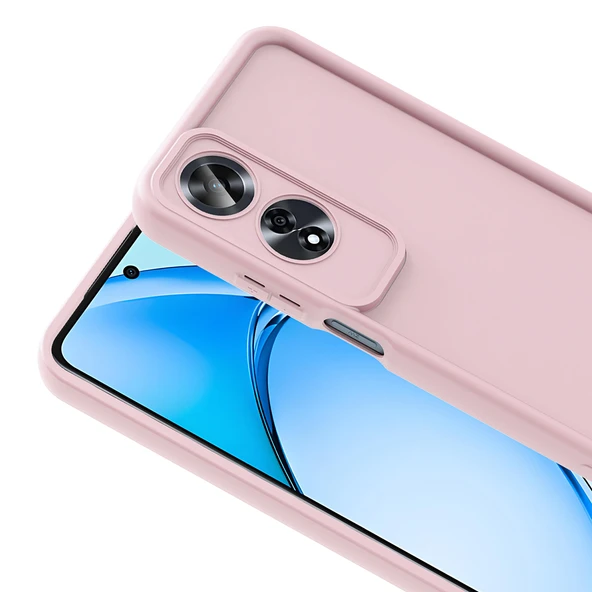Zipax Oppo A60 Kılıf Silikon Kapak Zr-Ananas ürün görseli 1