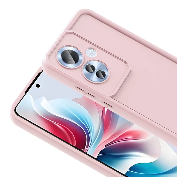 Zipax Oppo Reno 11F Kılıf Silikon Kapak Zr-Ananas ürün görseli 1