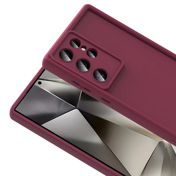 Zipax Samsung Galaxy S25 Ultra Kılıf Silikon Kapak Zr-Ananas ürün görseli 1