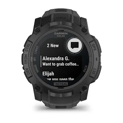 Garmin Instinct 3 – 45 mm Solar Tactical Edition Siyah - Resim 2