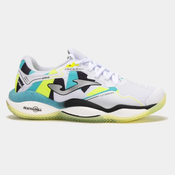 Joma Smash Erkek Beyaz Toprak Kort Tenis & Padel Ayakkabısı TSMAS2532C ürün görseli 1