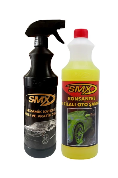 SMX Seramik Katkılı Hızlı Ve Pratik Cila -%40 Cilalı Oto Şampuanı ürün görseli 1