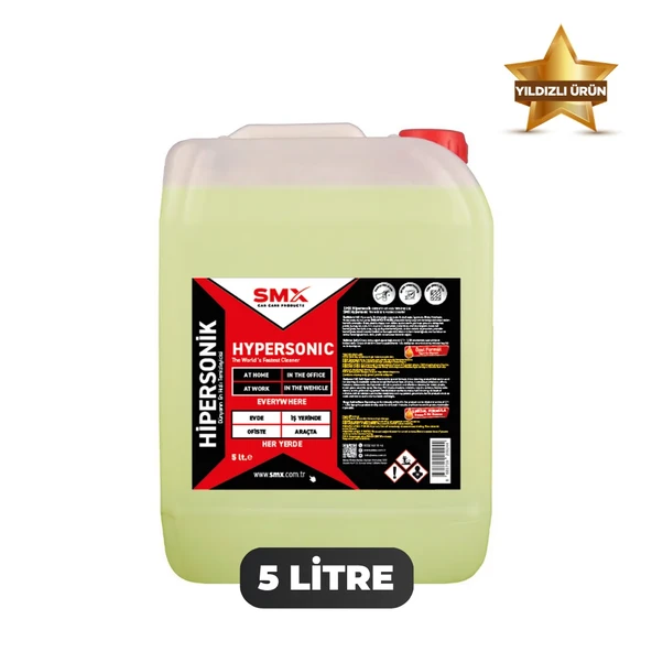SMX HİPERSONİK - Dünyanın En Hızlı Temizleyicisi 5 lt ürün görseli 1