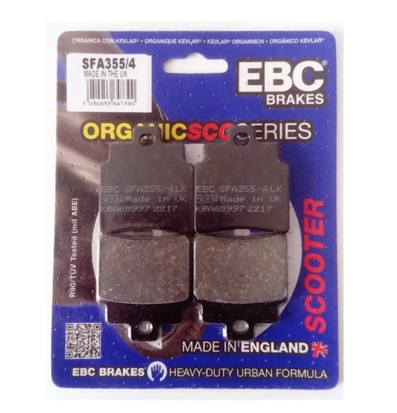 Sym Cruisym 250 Ebc Organik Ön Fren Balata ürün görseli 1