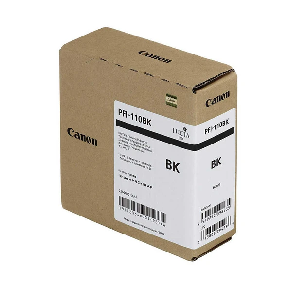Tonersepeti Canon PFI-110BK/2364C001 Siyah  Kartuş ürün görseli 1