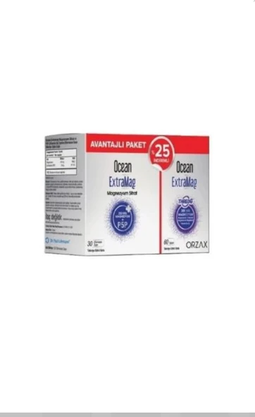 Ocean Extramag 30 Saşe + Extramag Threog 60 Tablet ürün görseli 1