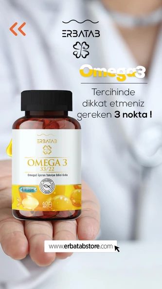 Erbatab Omega 60 Kapsül ürün görseli 1