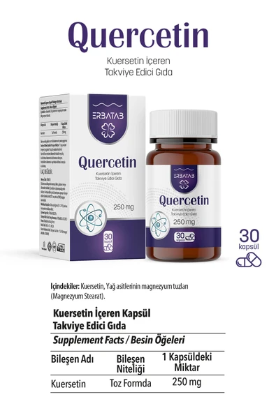 Erbatab Quercetin 30 Kapsül - Resim 5