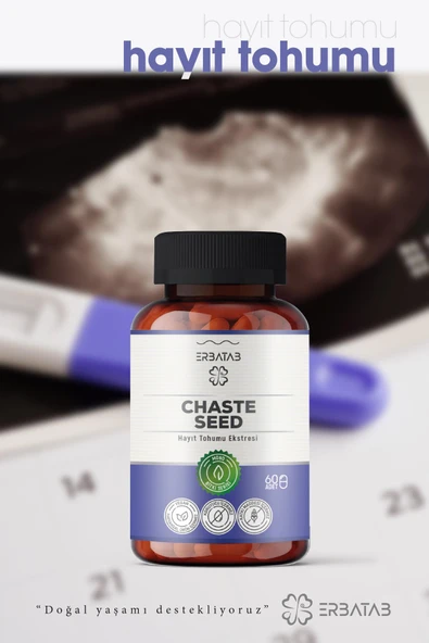 Erbatab Chaste Seed Hayıt Ekstresi 60 Kapsül - Resim 3