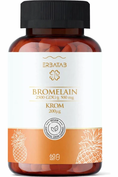 Erbatab Bromelain Krompikolinat 60 Kapsül ürün görseli 1