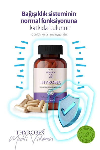 Erbatab Thyrobex Multivitamin 60 Kapsül - Resim 6