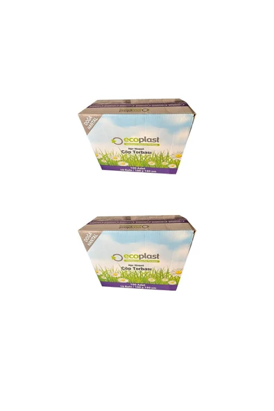240 Litre Siyah Hantal Konteyner Çöp Torbası - 100 X 150 Cm. - 600 Gr. - 10 Adetlik 20 Rulo ürün görseli 1