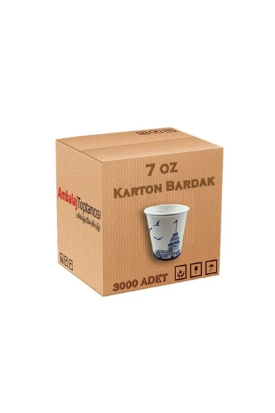 7 Oz Karton Bardak-3000'li ürün görseli 1