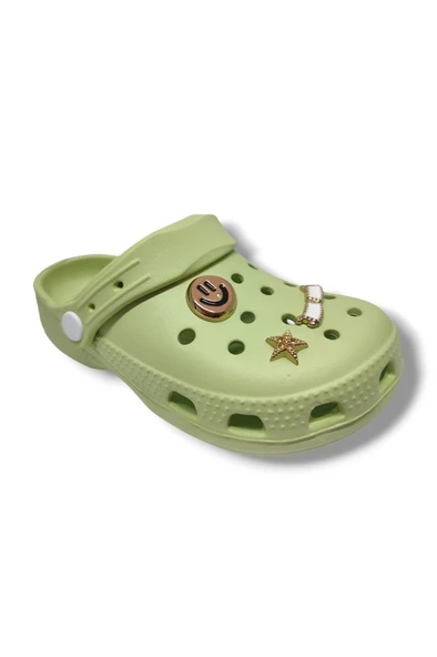 Lorin LR-300-25 Eva Smile Tokalı Sabo Kız Çocuk Terlik 32-35 ürün görseli 1