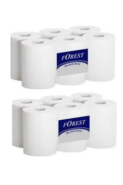 Forest 21 Cm 6kg Hareketli Kagıt Havlu 12 Adet ürün görseli 1