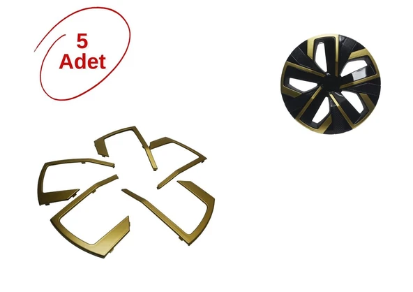 Jant Kapağı Çıtası Gold (5 Adet) ürün görseli 1