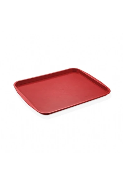 GastroPlast  Servis Tepsisi 27*36 Cm Kırmızı ürün görseli 1