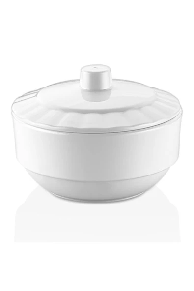 GastroPlast  12 Cm Kapaklı Şekerlik Kırılmaz,çizilmez Polikarbon Plastiktir.( Porselen Değildir.) ürün görseli 1