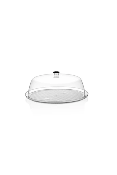 GastroPlast  Yuvarlak Fanus , Kek,börek,pasta,kurabiye Saklama Kabı 30 Cm Çaplı ürün görseli 1