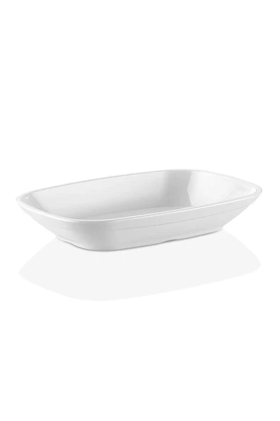 GastroPlast  24 Adet 14 Cm Oval Kayık Tabak ( Kırılmaz,sararmaz,ömürlük,polikarbon) ürün görseli 1