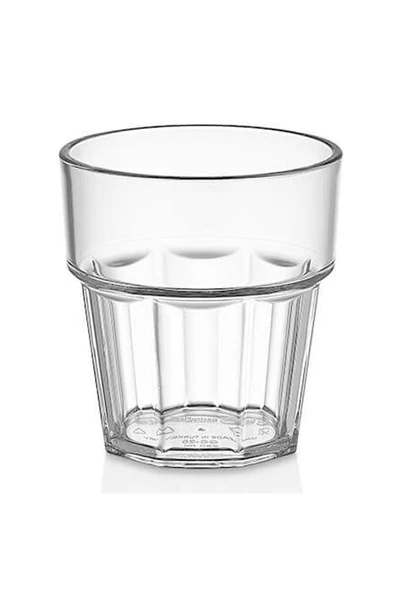 GastroPlast  24 Adet 200 Ml Kırılmaz Cam Görünümlü Polikarbon Bardak ürün görseli 1
