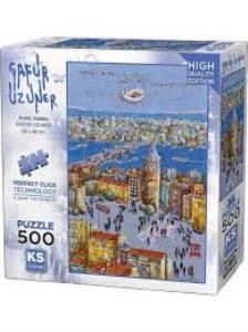 KS GAMES PUZZLE 500 PARCA ICONIC GALATA 20072 ürün görseli 1